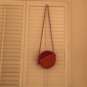 Pink Anthro Summer Circle Bag